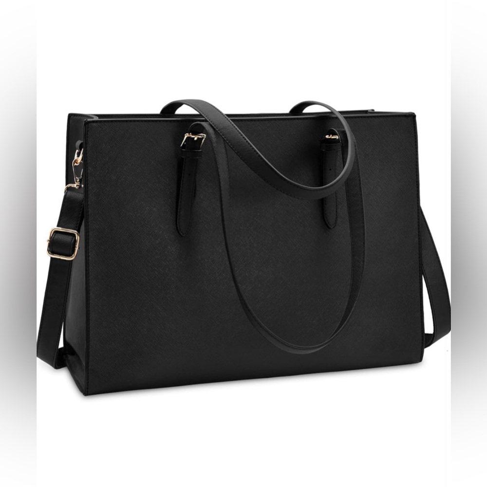 NWT Laptop Bag for Women Waterproof Lightweight Leather 15.6 Inch Computer Tote